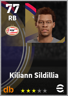 Kiliann Sildillia — RB, OVR 77, MAX 77