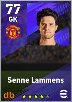 Senne Lammens eFootball player card