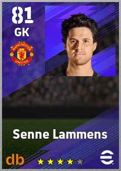 Senne Lammens — GK, OVR 81, MAX 81