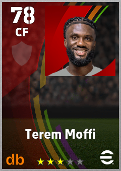 Terem Moffi eFootball player card