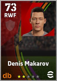 Denis Makarov eFootball player card