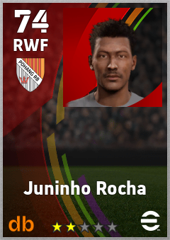 Juninho Rocha — RWF, OVR 74, MAX 74