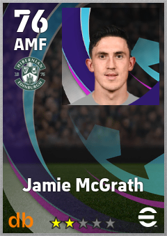 Jamie McGrath — AMF, OVR 76, MAX 76