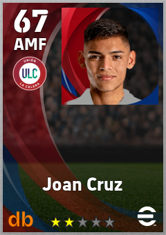 Joan Cruz — AMF, OVR 67, MAX 67