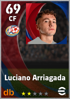 Luciano Arriagada — CF, OVR 69, MAX 69