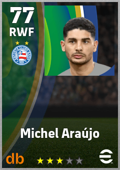 Michel Araújo — RWF, OVR 77, MAX 77