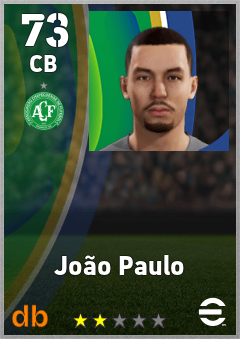 João Paulo — CB, OVR 73, MAX 73