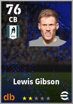 Lewis Gibson — CB, OVR 76, MAX 76