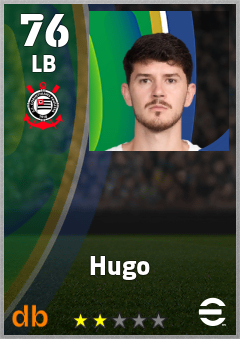 Hugo — LB, OVR 76, MAX 76