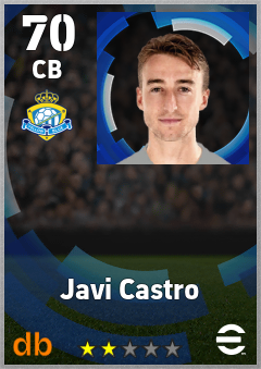 Javi Castro eFootball player card