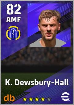 K. Dewsbury-Hall — AMF, OVR 82, MAX 82
