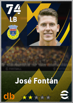 José Fontán — LB, OVR 74, MAX 74