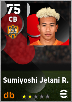 Sumiyoshi Jelani R. — CB, OVR 75, MAX 75