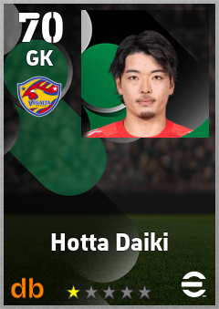 Hotta Daiki eFootball player card