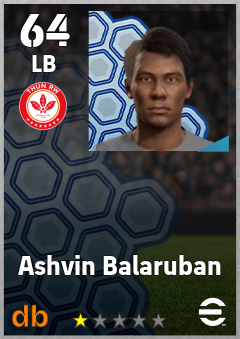 Ashvin Balaruban — LB, OVR 64, MAX 64