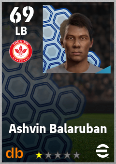 Ashvin Balaruban eFootball player card