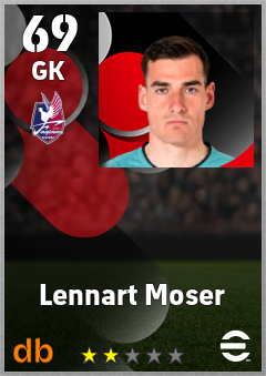 Lennart Moser — GK, OVR 69, MAX 69