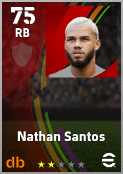 Nathan Santos — RB, OVR 75, MAX 75