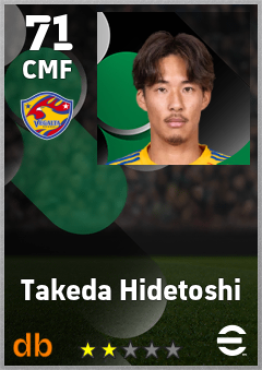 Takeda Hidetoshi eFootball player card