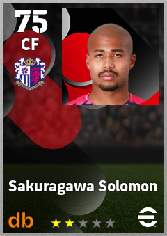 Sakuragawa Solomon — CF, OVR 75, MAX 75