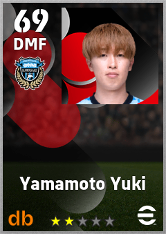 Yamamoto Yuki eFootball player card