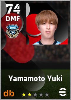 Yamamoto Yuki eFootball player card