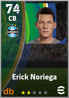 Erick Noriega — CB, OVR 74, MAX 74