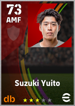 Suzuki Yuito eFootball player card