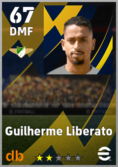 Guilherme Liberato — DMF, OVR 67, MAX 67
