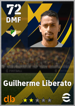 Guilherme Liberato — DMF, OVR 72, MAX 72