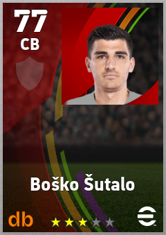 Boško Šutalo — CB, OVR 77, MAX 77