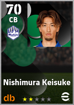 Nishimura Keisuke eFootball player card