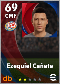 Ezequiel Cañete — CMF, OVR 69, MAX 69