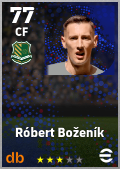 Róbert Boženík — CF, OVR 77, MAX 77