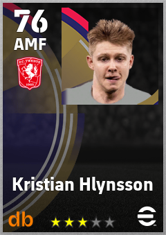 Kristian Hlynsson — AMF, OVR 76, MAX 76
