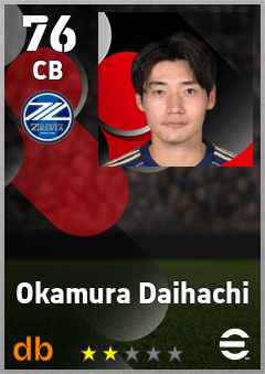 Okamura Daihachi — CB, OVR 76, MAX 76