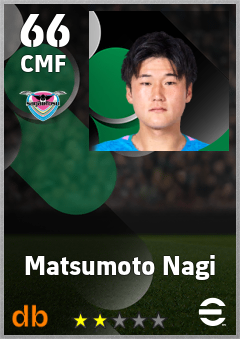 Matsumoto Nagi eFootball player card