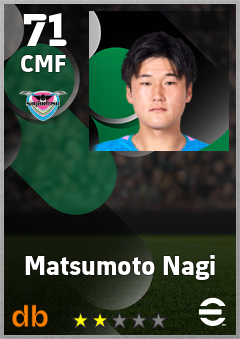 Matsumoto Nagi — CMF, OVR 71, MAX 71