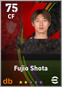 Fujio Shota eFootball player card