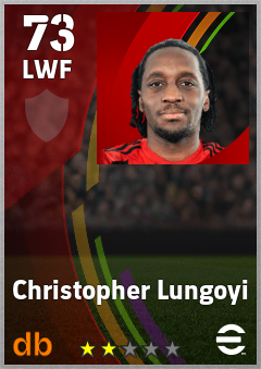 Christopher Lungoyi — LWF, OVR 73, MAX 73