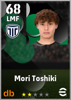 Mori Toshiki — LMF, OVR 68, MAX 68