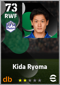 Kida Ryoma — RWF, OVR 73, MAX 73