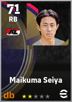 Maikuma Seiya — RB, OVR 71, MAX 71
