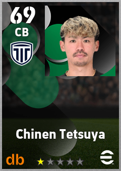 Chinen Tetsuya — CB, OVR 69, MAX 69