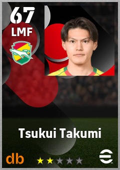 Tsukui Takumi — LMF, OVR 67, MAX 67