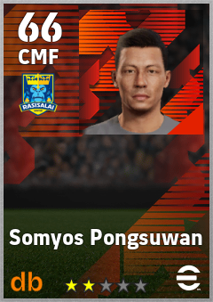 Somyos Pongsuwan — CMF, OVR 66, MAX 66
