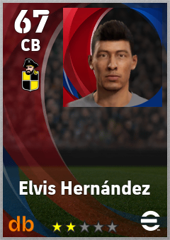 Elvis Hernández eFootball player card