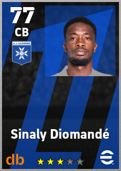 Sinaly Diomandé — CB, OVR 77, MAX 77