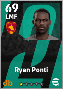 Ryan Ponti — LMF, OVR 69, MAX 69