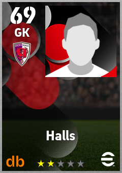 Halls — GK, OVR 69, MAX 69